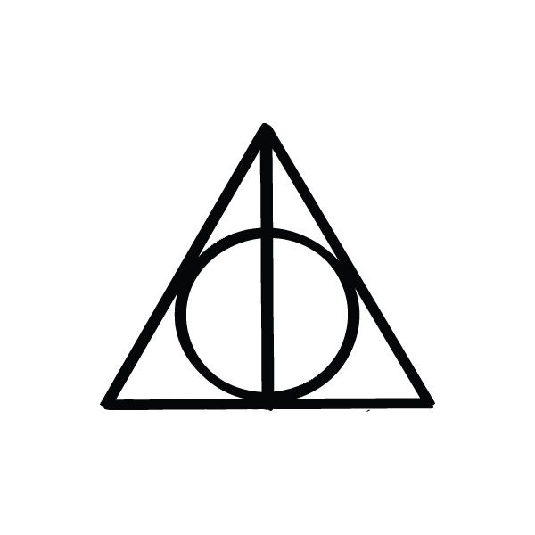 Harry Potter Deathly Hallows Temporary Tattoo Set of 2