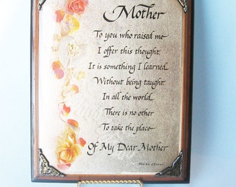 Popular items for mother plaques on Etsy