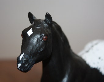 Custom painted Appaloosa foal traditional scale breyer horse model