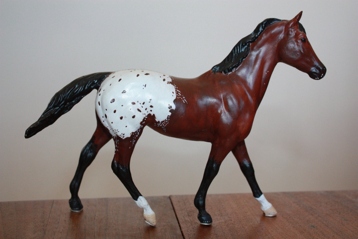 Bay blanket Appaloosa handpainted Breyer horseclassic scale