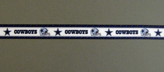 DALLAS COWBOYS 7/8 Grosgrain Craft Ribbon by GameTimeScrapbooks