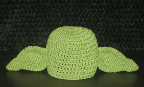 Crochet Star Wars Yoda Hat by KnitWhittShop on Etsy