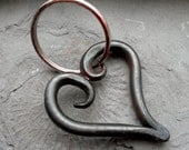 Heart of Steel Keyring, Hand Forged, Blacksmith Made, Made in Dorset