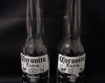 Coronita Salt & Pepper Shakers, Beer Shakers, Beer Bottle Salt and Pepper Shakers, Corona