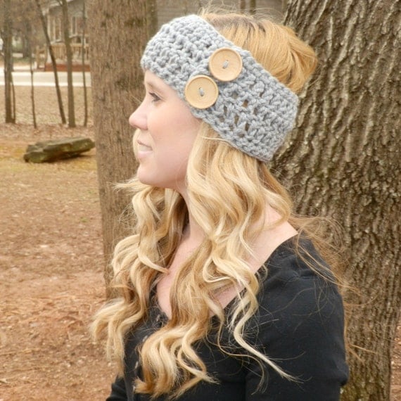 Ear Warmer with Buttons