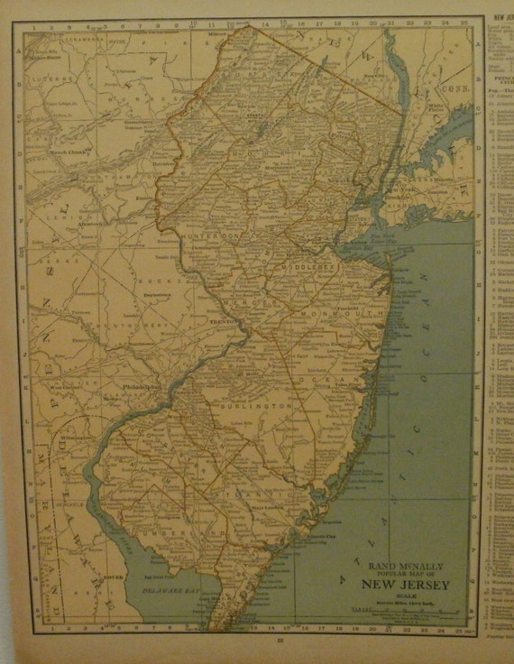 City map Trenton New Jersey