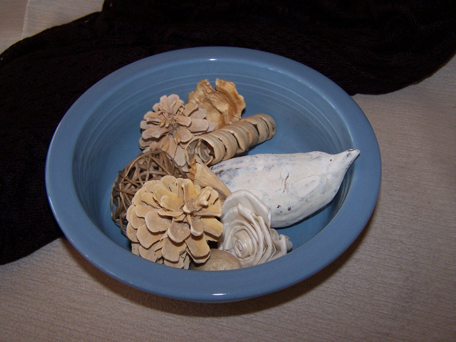 Genuine Fiestaware Nappy Bowl in Periwinkle blue