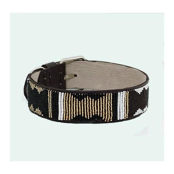 Maasai Beaded Dog Collar by TheAfricanArtique on Etsy