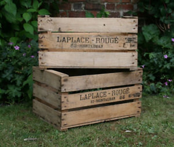 VINTAGE PRE WAR apple bushel fruit box crate1920s