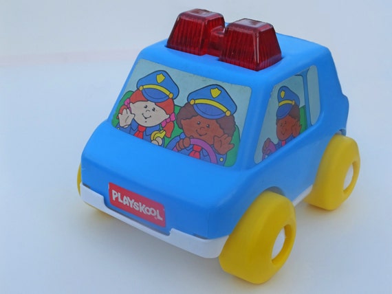 playskool cushy cruisin police car