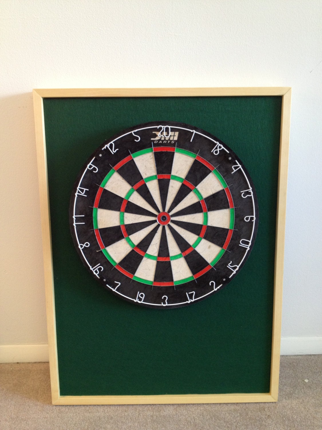 Low Ceiling Dartboard Backboard w/Raised/Off Center Mount and