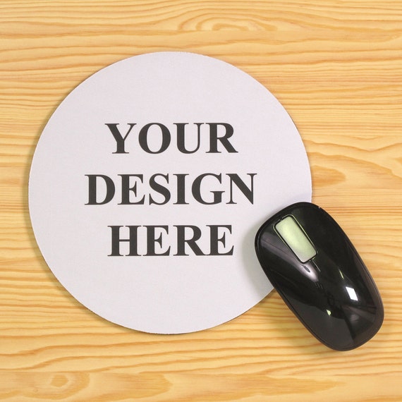 Custom mouse pads round mouse pads laptop mouse by PrinterStudio