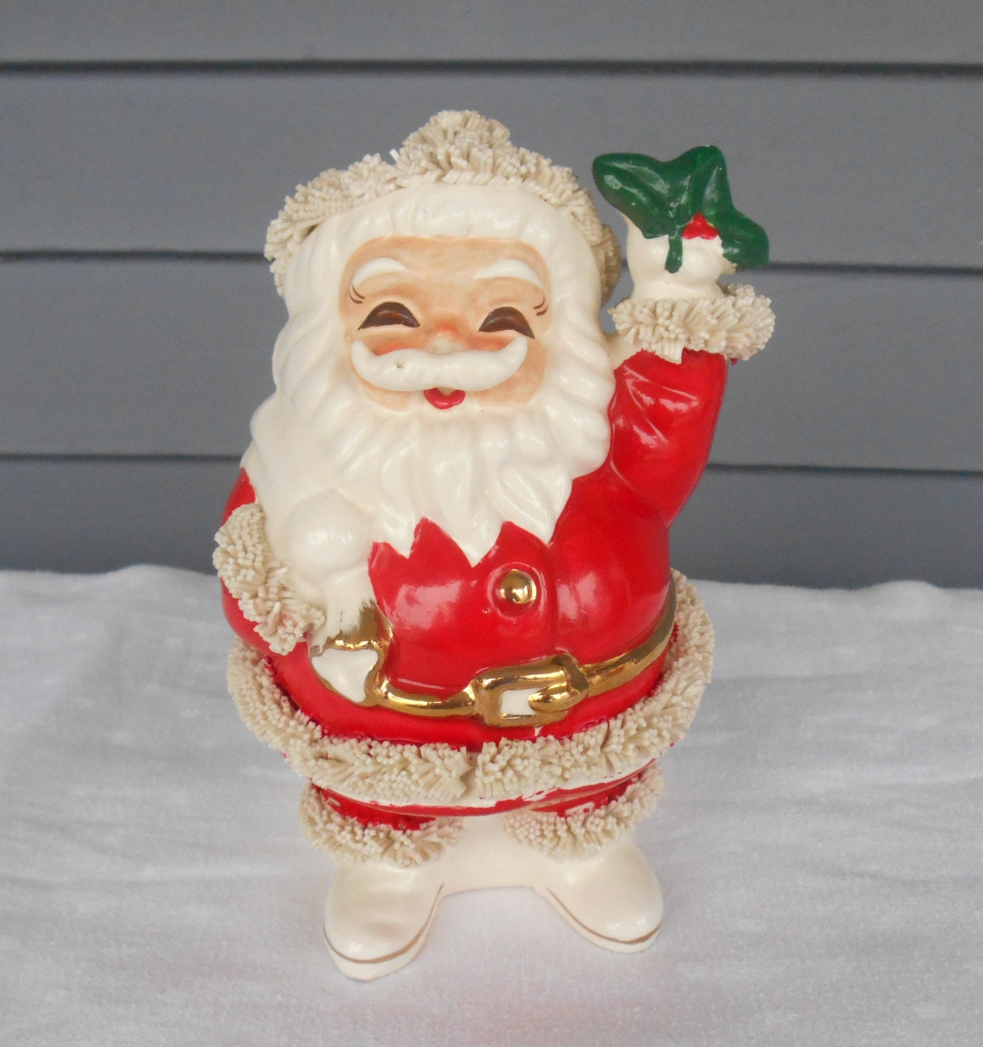 vintage santa claus piggy bank ceramic christmas collectable vintage santa claus piggy bank ceramic christmas collectable
