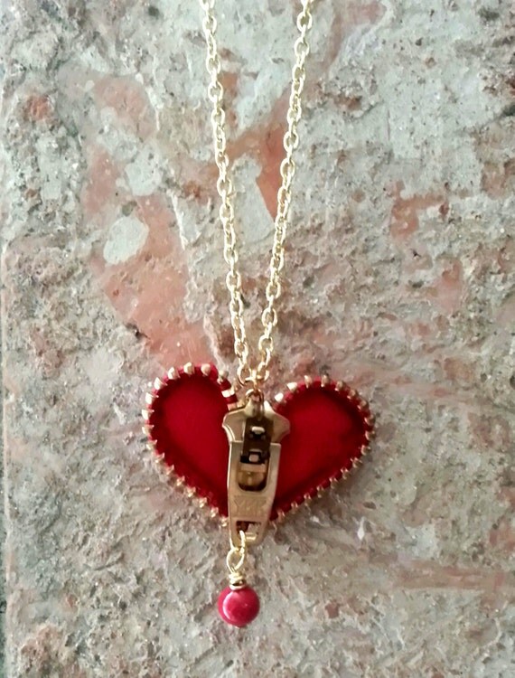 etsy heart jewelry