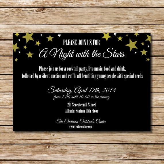 Night Of The Stars Invitations 2