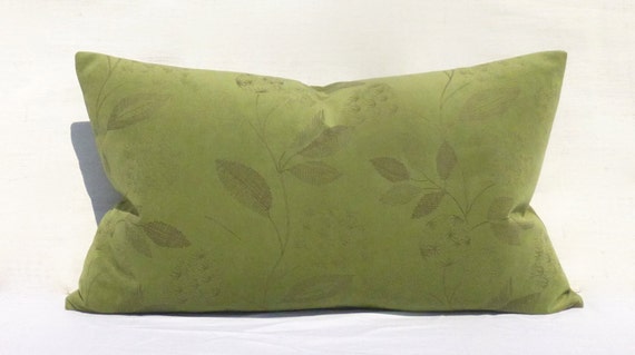 Olive Green Velvet Pillow Cover Super Light and by SophiesBazaar