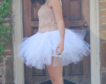 adult orange and black tutu
