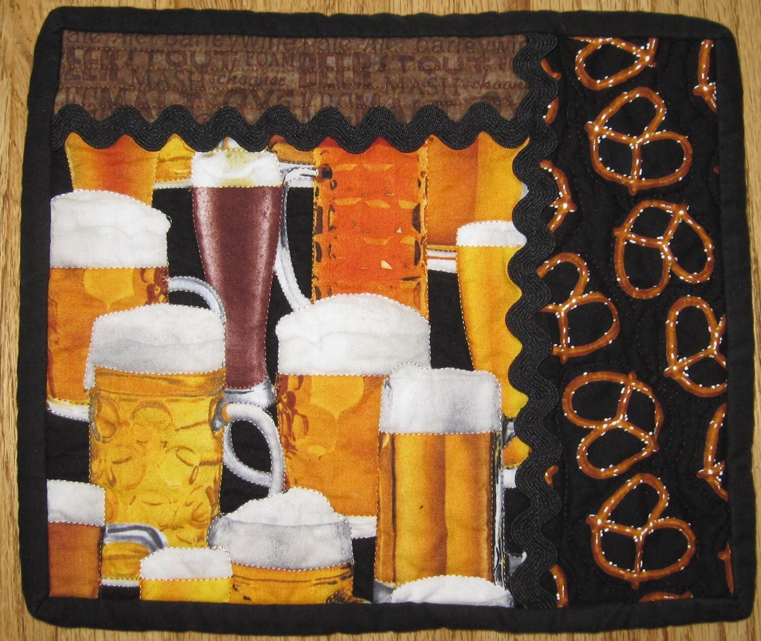 Beer Themed Mug Rug