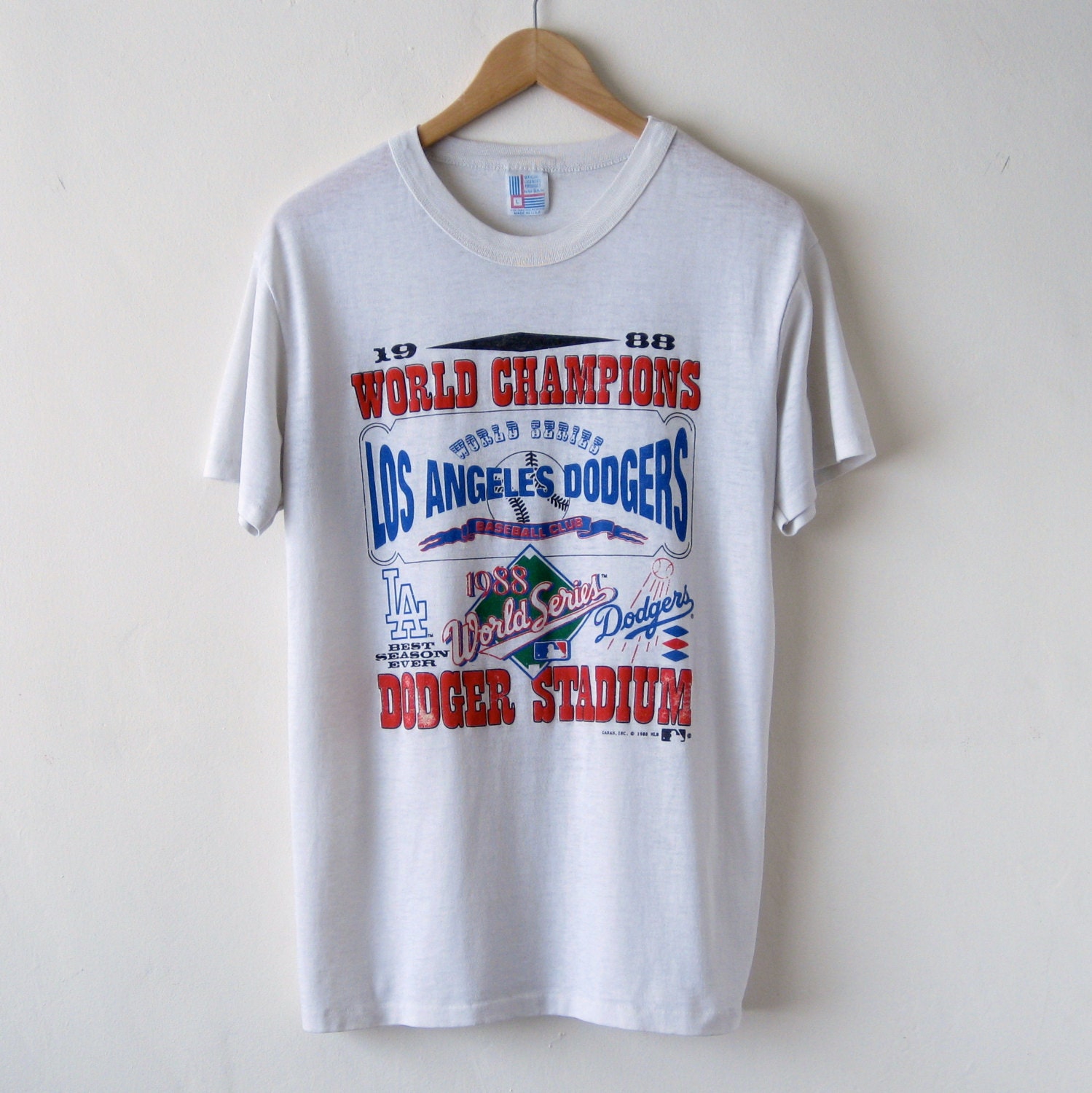 VTG 1988 Los Angeles Dodgers World Series Champions T Shirt