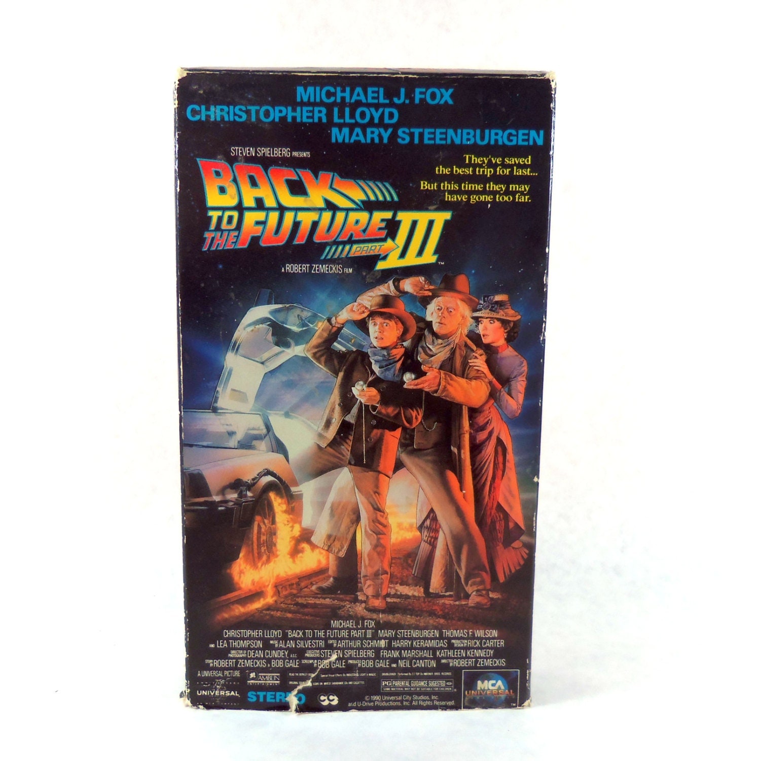 Back to the Future 3 VHS 1990 by TheJunkinSailor on Etsy