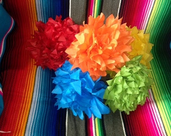 mexican flowers paper fiesta