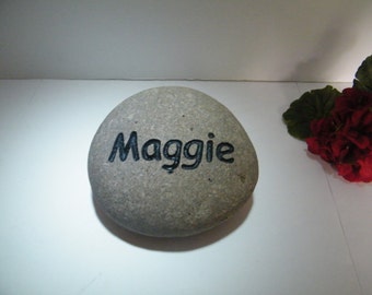 Pet Memorial Stone / Palm Size Memorial Stone/Memorial Pet Stone