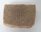 natural handmade Oatmeal with infused alkanet root powder soap bar