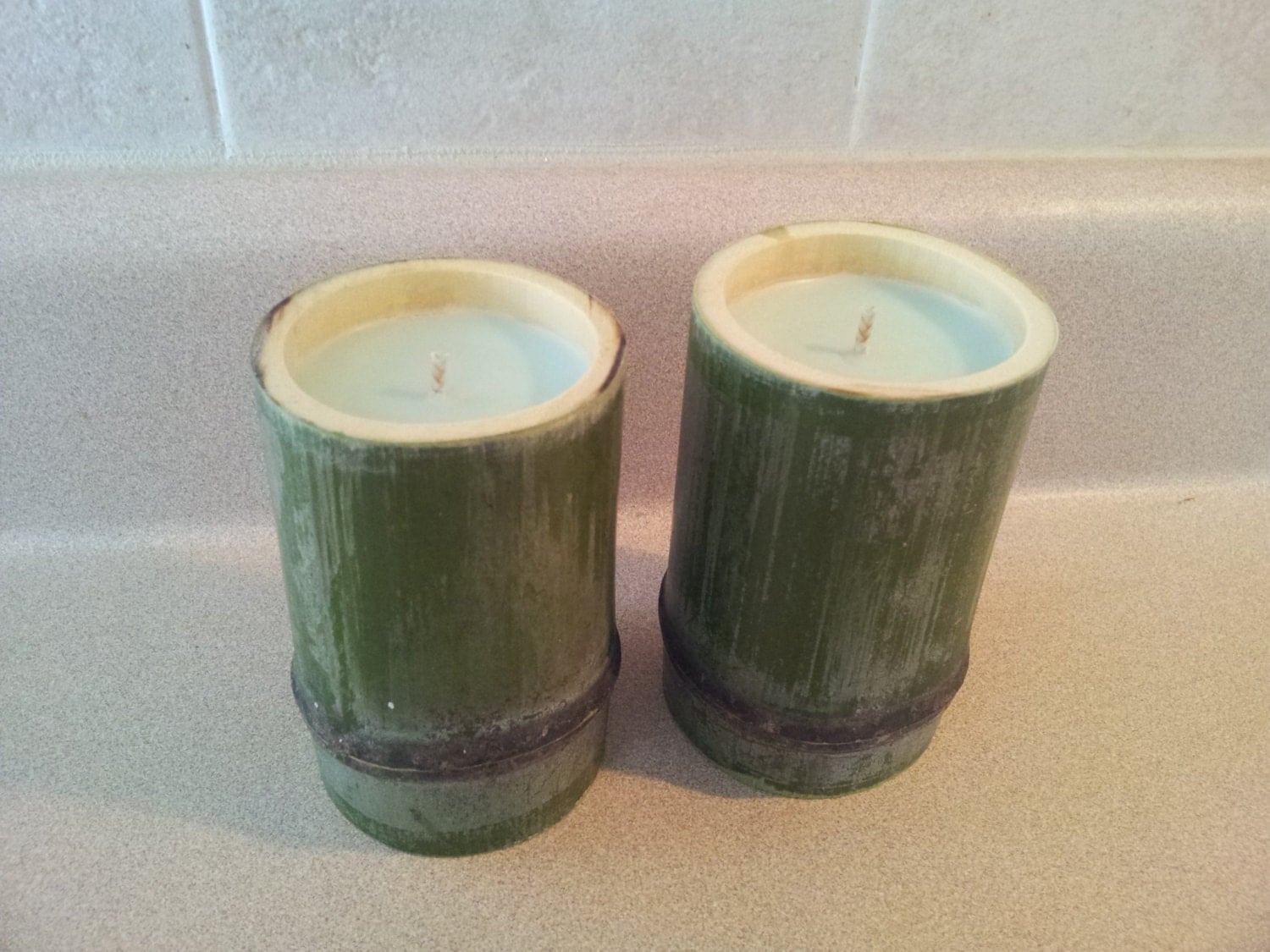 Soy Scented Candle Organic BambooBamboo Forest by EclecticBambu