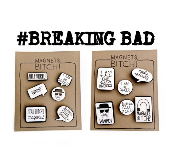 2 Sets of Breaking Bad Magnets