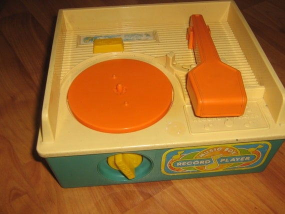 1987 Fisher Price music box record player