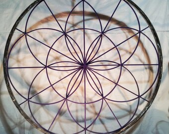 Seed of Life Sacred Geometry Mandala - 6'