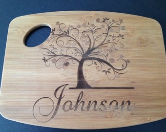 Personalized Cutting Board Custom Engraved  engraved cutting board Wedding  Gift  Anniversary