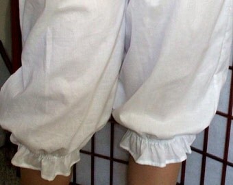 Basic Bloomers 6X-8X Cotton Frugal Frills Plus Size Custom Made