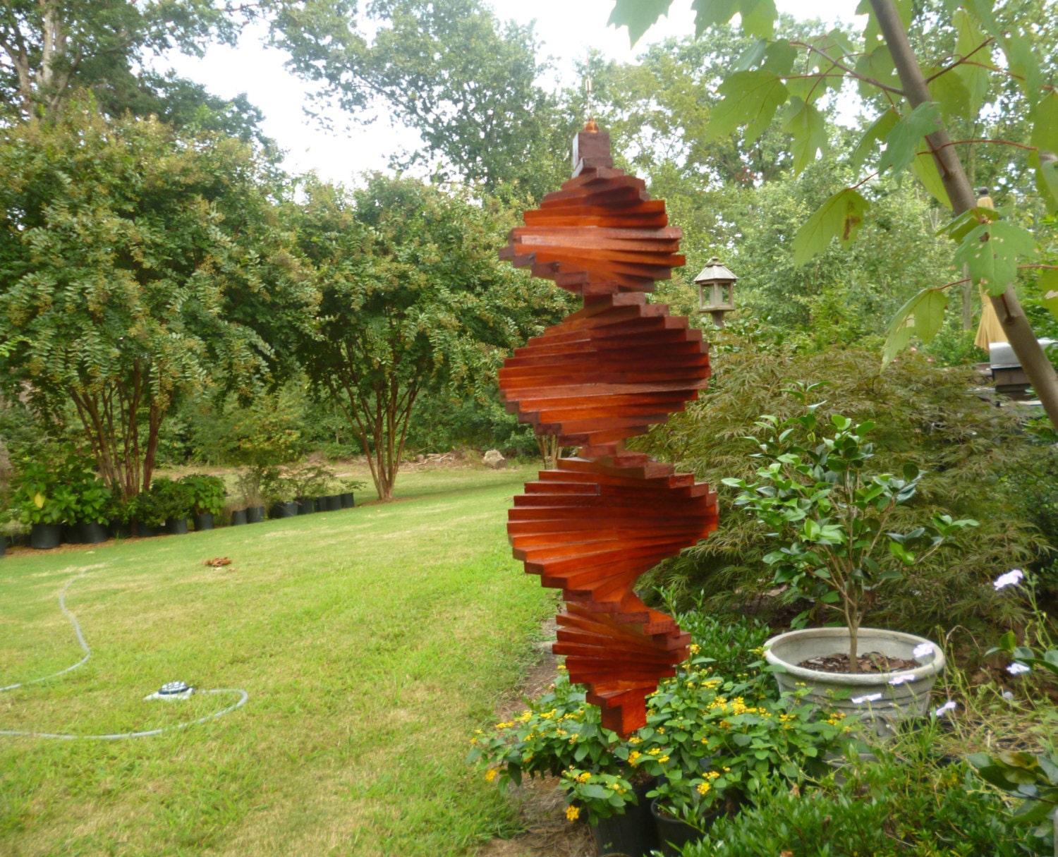 Cypress Wood Wind Spinner Helix 6x18 Cabot