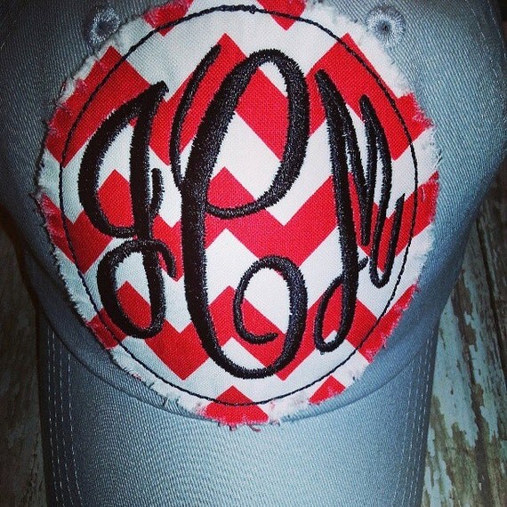 Items similar to Monogrammed Baseball Hat on Etsy
