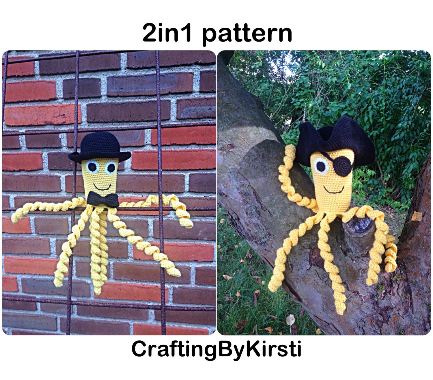 Mr. Octopus by CraftingByKirsti on Etsy