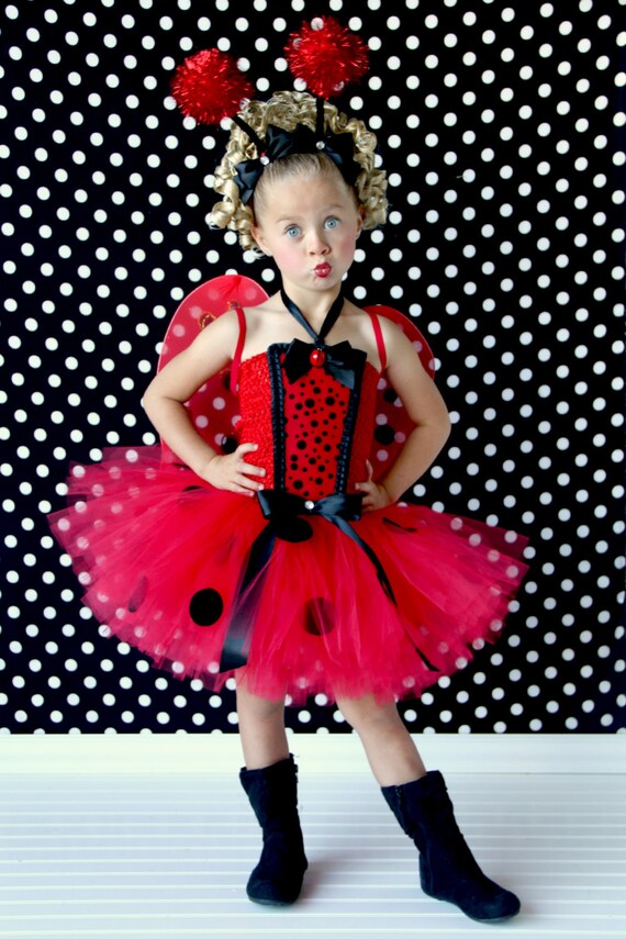 Little Miss Ladybug Tutu Dress....costume by TheBerryNiceBoutique