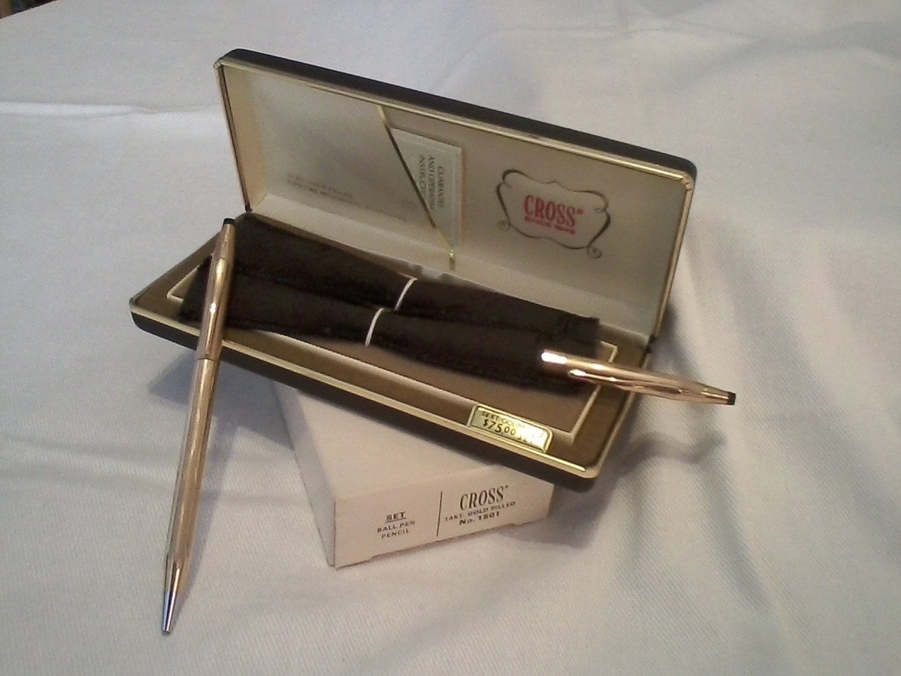 Cross Pen and Pencil Set 14k gold filled.