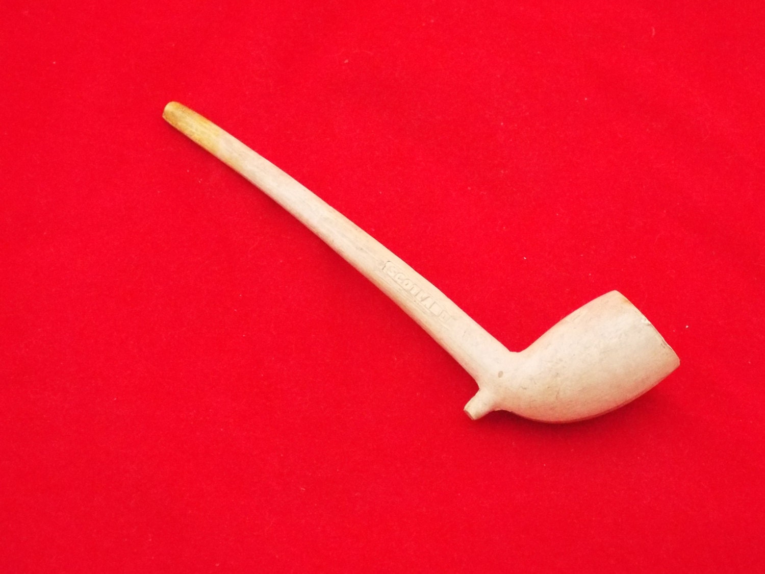 Vintage Estate Mc Dougall Clay Pipe TD style made in Scotland