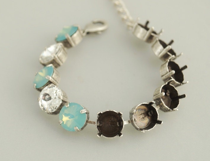 Empty cup chain bracelet for SWAROVSKI® ELEMENTS 1122 ss47 10