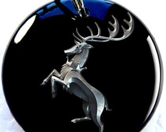 Dog ID Tag Pet id tags Unique pet tags game of thrones house sigils Baratheon