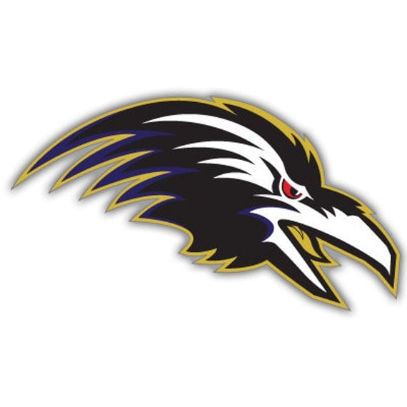 Baltimore Ravens NFL Football sticker decal 5 x 3