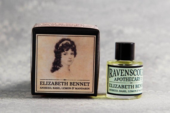 Oil Fragrance "Elizabeth Bennet" | Basil, Anise, Lemon and Mandarin Oil Perfume |10 ml | Alcohol Free, Vegan and Vegetarian Friendly