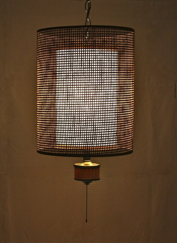 Vintage Double Shade Swag Lamp by TheVintageIgorot on Etsy