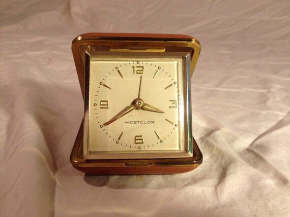 Vintage Westclox Travel Alarm Clock by Retrologik on Etsy