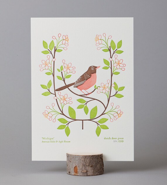 michigan from birds and blooms of the 50 states