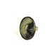 Maleficent ring, the villain witch from Sleeping Beauty.Original artwork. Adjustable Cameo ring