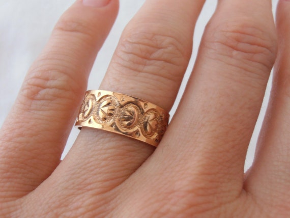 cigar band wedding ring