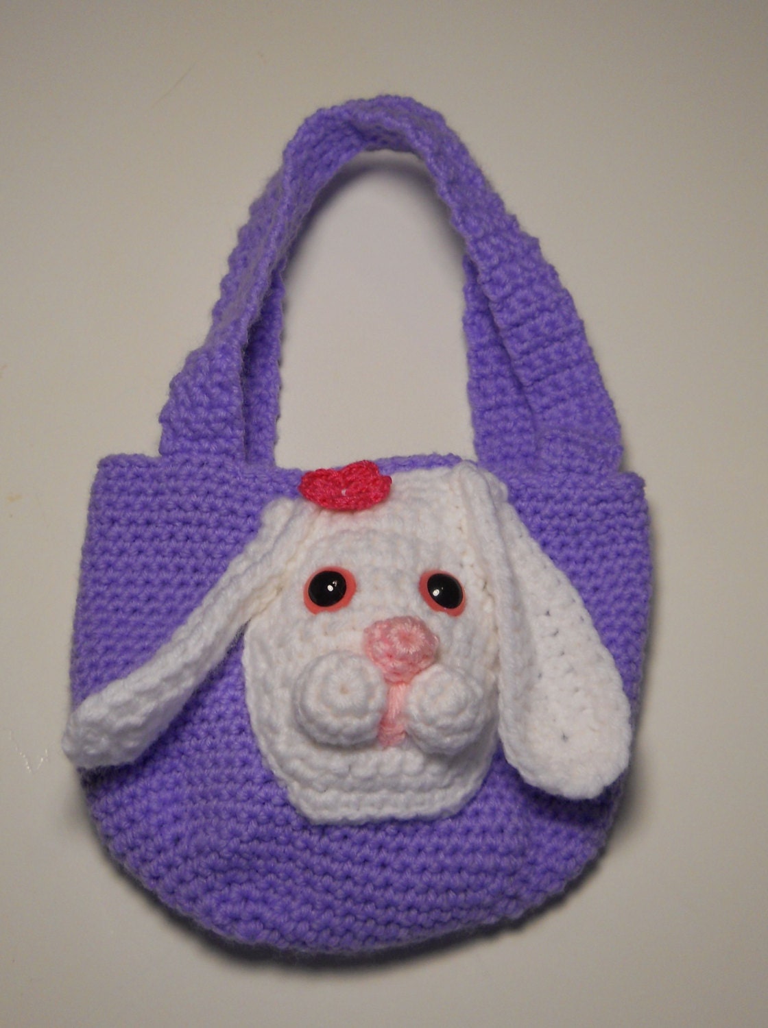 bunny plush purse