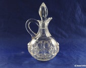 EAPG Glass Cruet Bellaire Goblet Co Findlay Bellaire Circa 1885 RARE